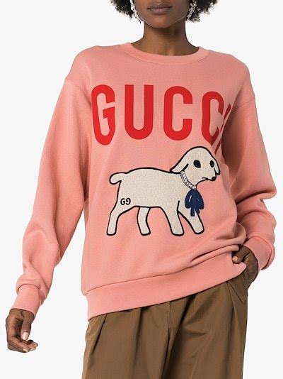 gucci sweater with lamb|gucci sweater for women.